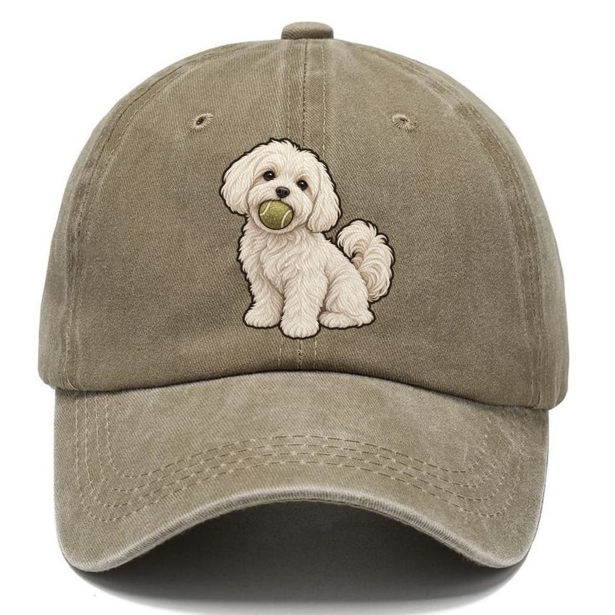 Maltese Tennis Ball Fan Favorites Classic Cap – Warm Sand
