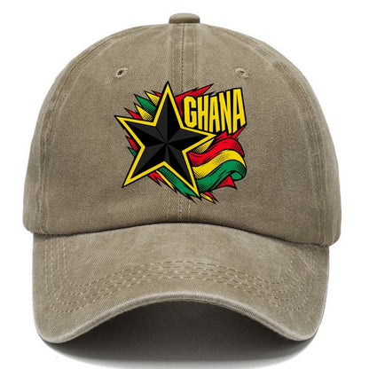 Ghana Black Star Classic Cap – Warm Sand
