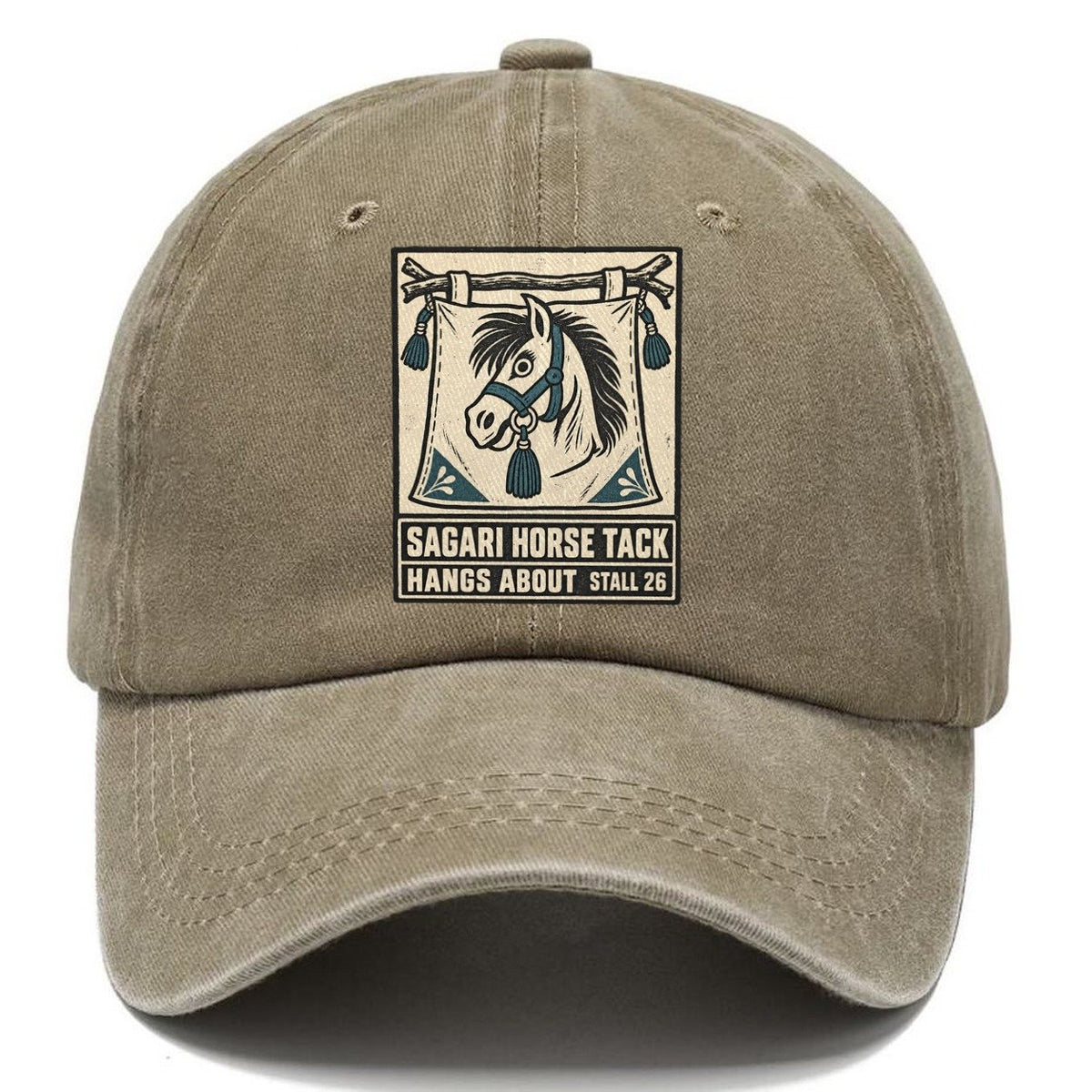 Sagari Horse Tack Yokai Night Market Classic Cap – Warm Sand