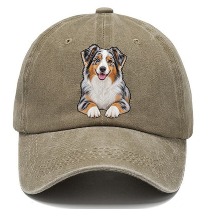 Blue Merle Mini Aussie Classic Cap – Warm Sand