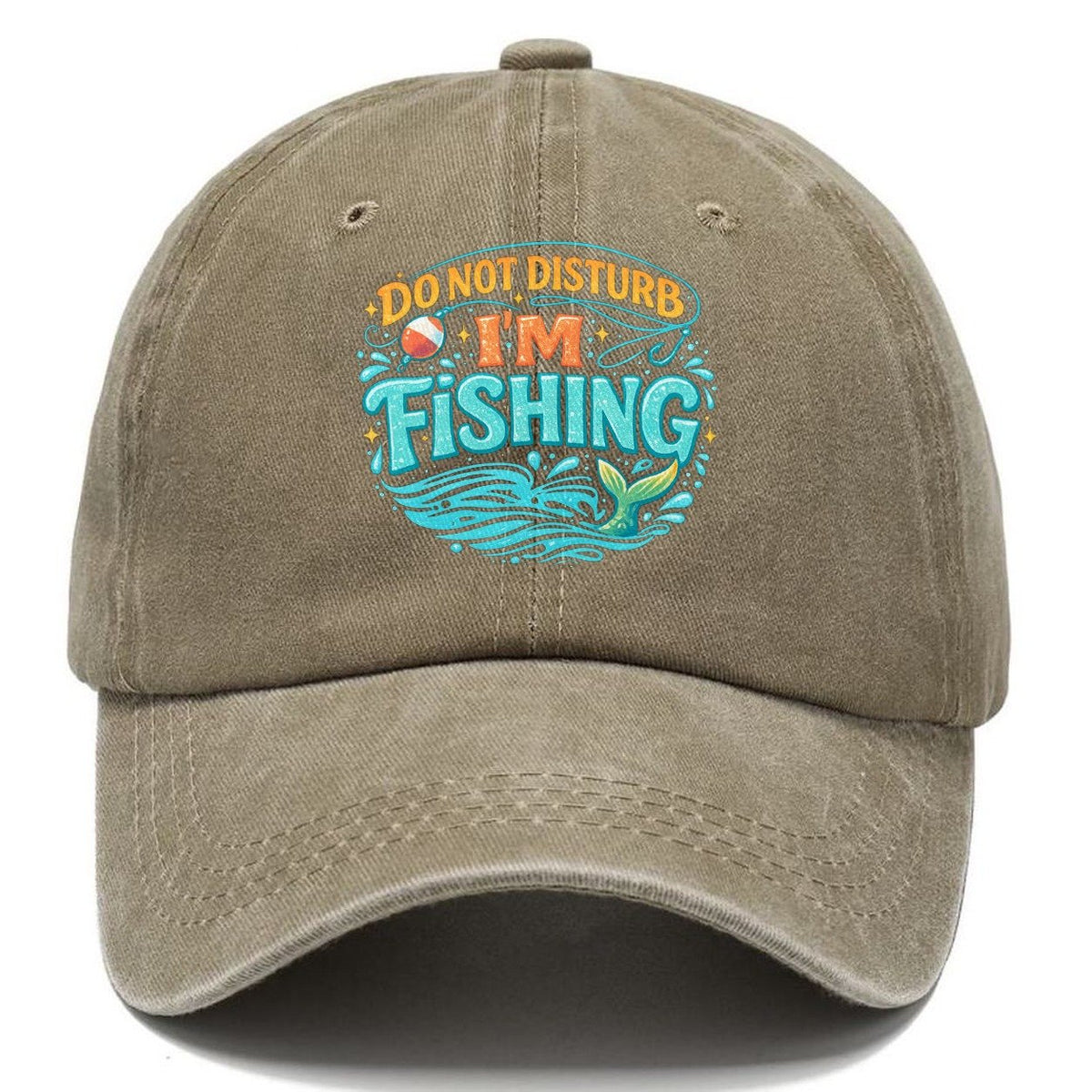 Fishing Is My Retirement Plan Classic Cap – Warm Sand