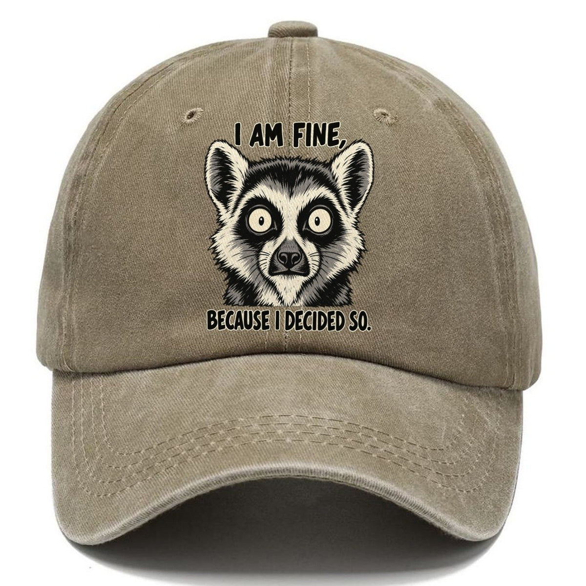 I Am Fine Feral Logic Classic Cap – Warm Sand