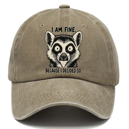 I Am Fine Feral Logic Classic Cap – Warm Sand