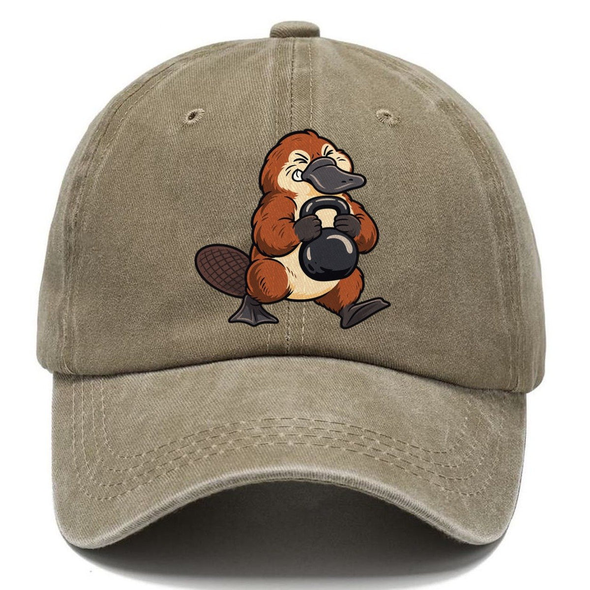 Platypus Duck Walk Animal Lifters Classic Cap – Warm Sand