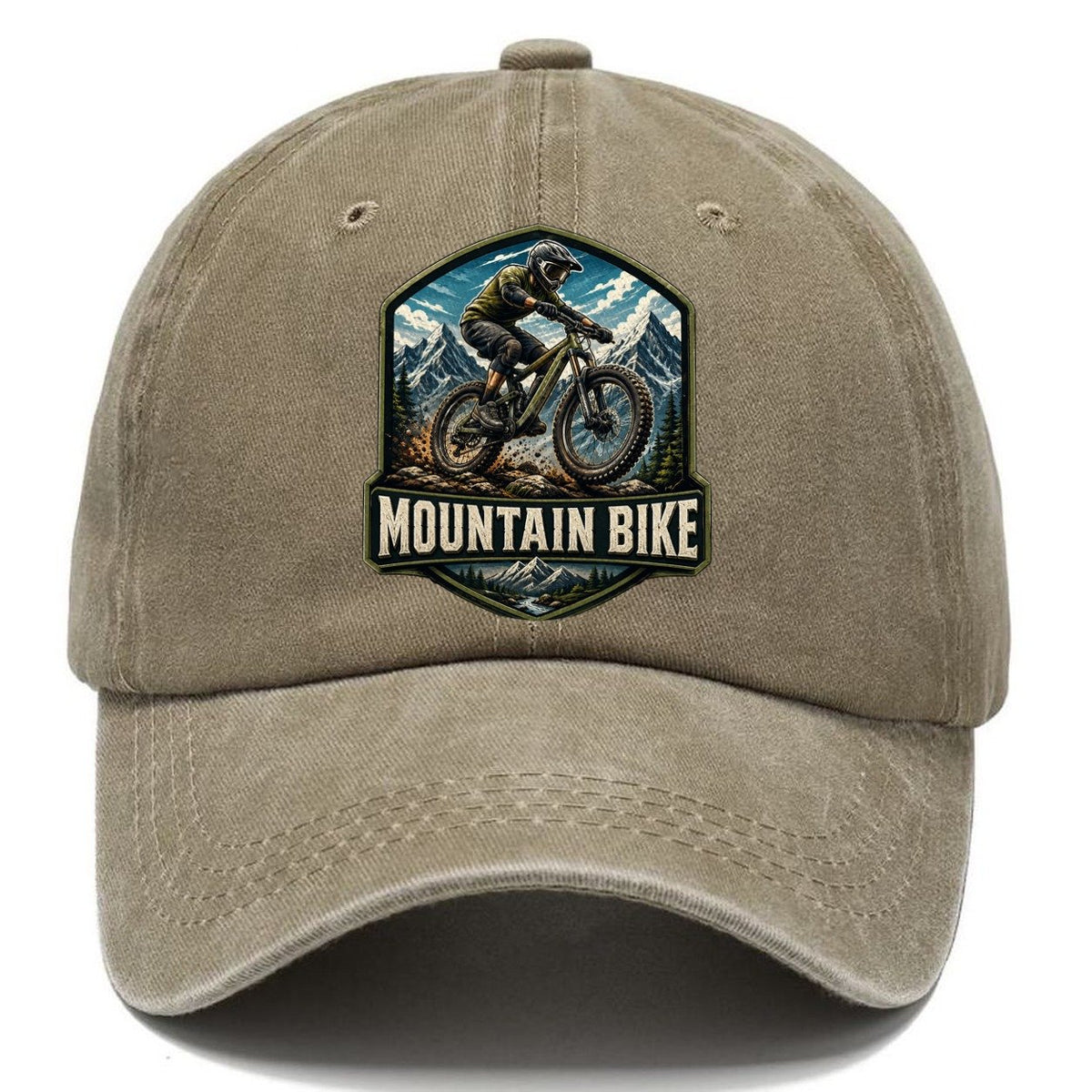 Mountain Bike Rider Classic Cap – Warm Sand