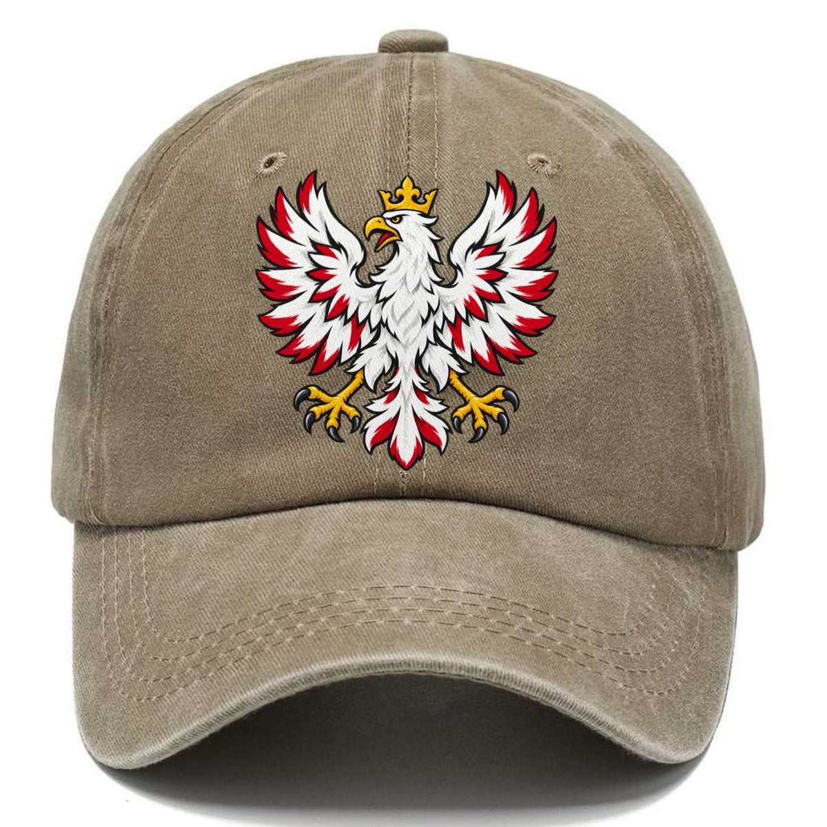 Poland Heraldic Crest Classic Cap – Warm Sand