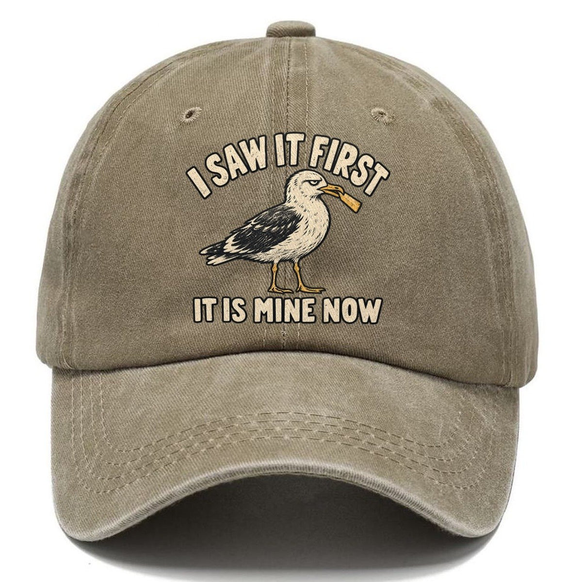 Seagull Saw It First No Worm Club Classic Cap – Warm Sand