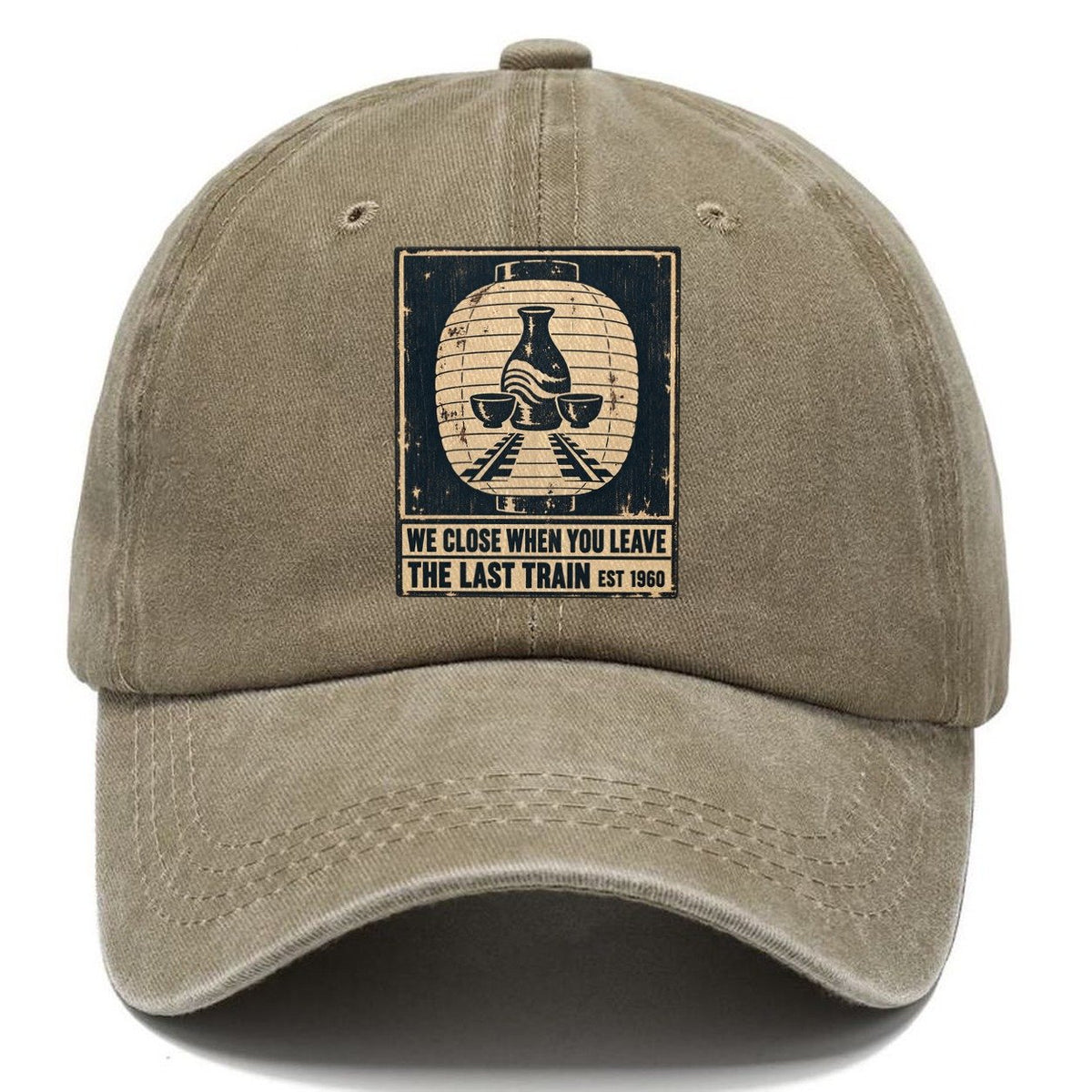 Last Train Bar Izakaya Rules Classic Cap – Warm Sand