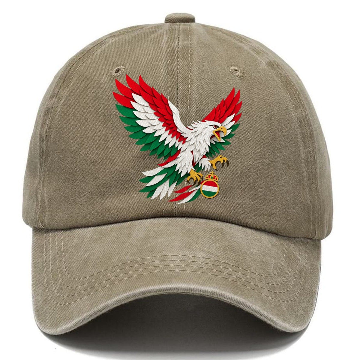 Cut-Paper Hungary Crest Classic Cap – Warm Sand