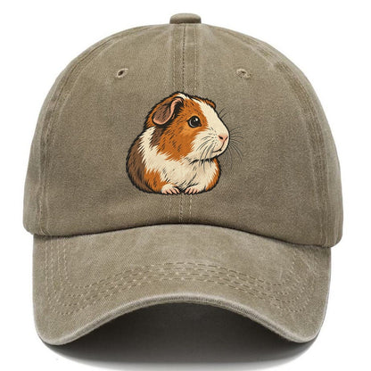 Guinea Pig Whisker Look Small Pet Logos Classic Cap – Warm Sand