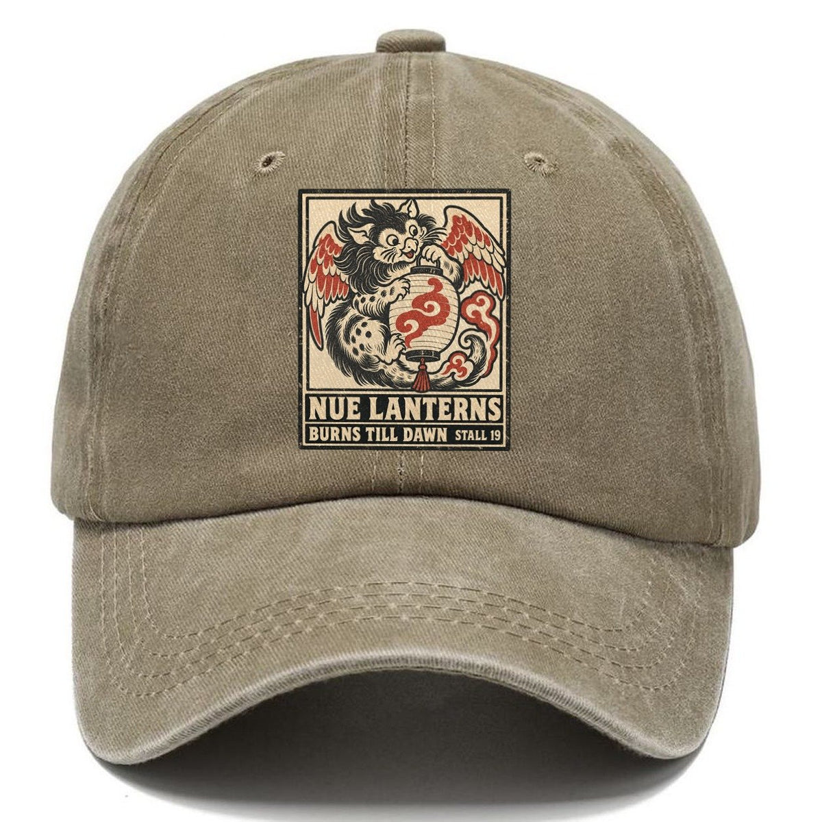 Nue Lanterns Yokai Night Market Classic Cap – Warm Sand