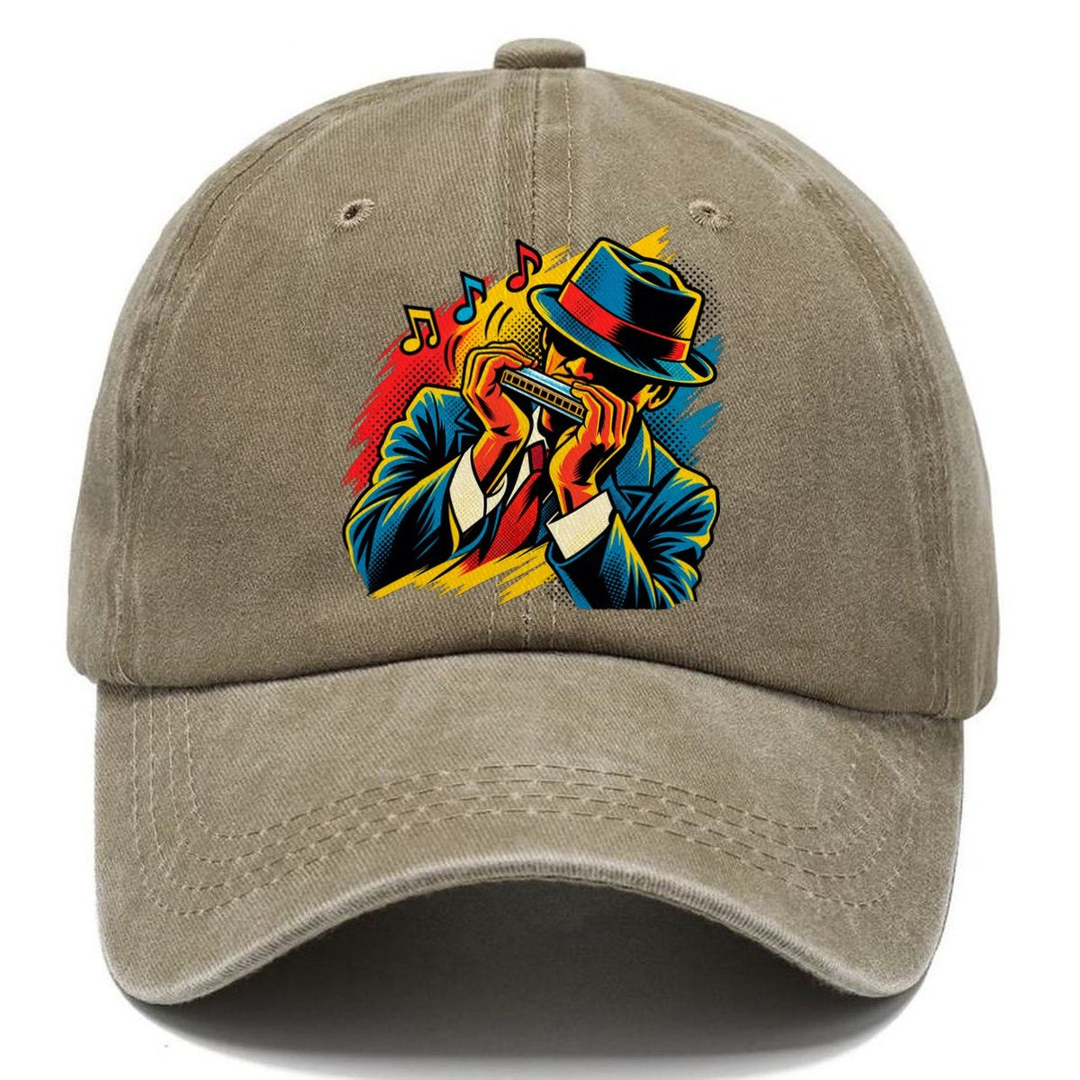 Pop Art Harmonica Classic Cap – Warm Sand