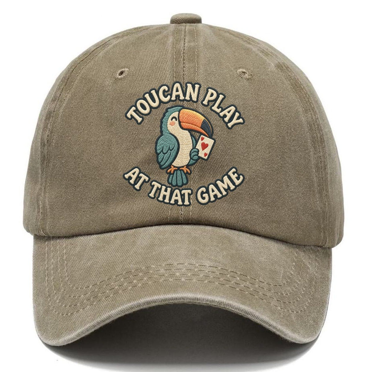 Toucan Animal Puns Classic Cap – Warm Sand