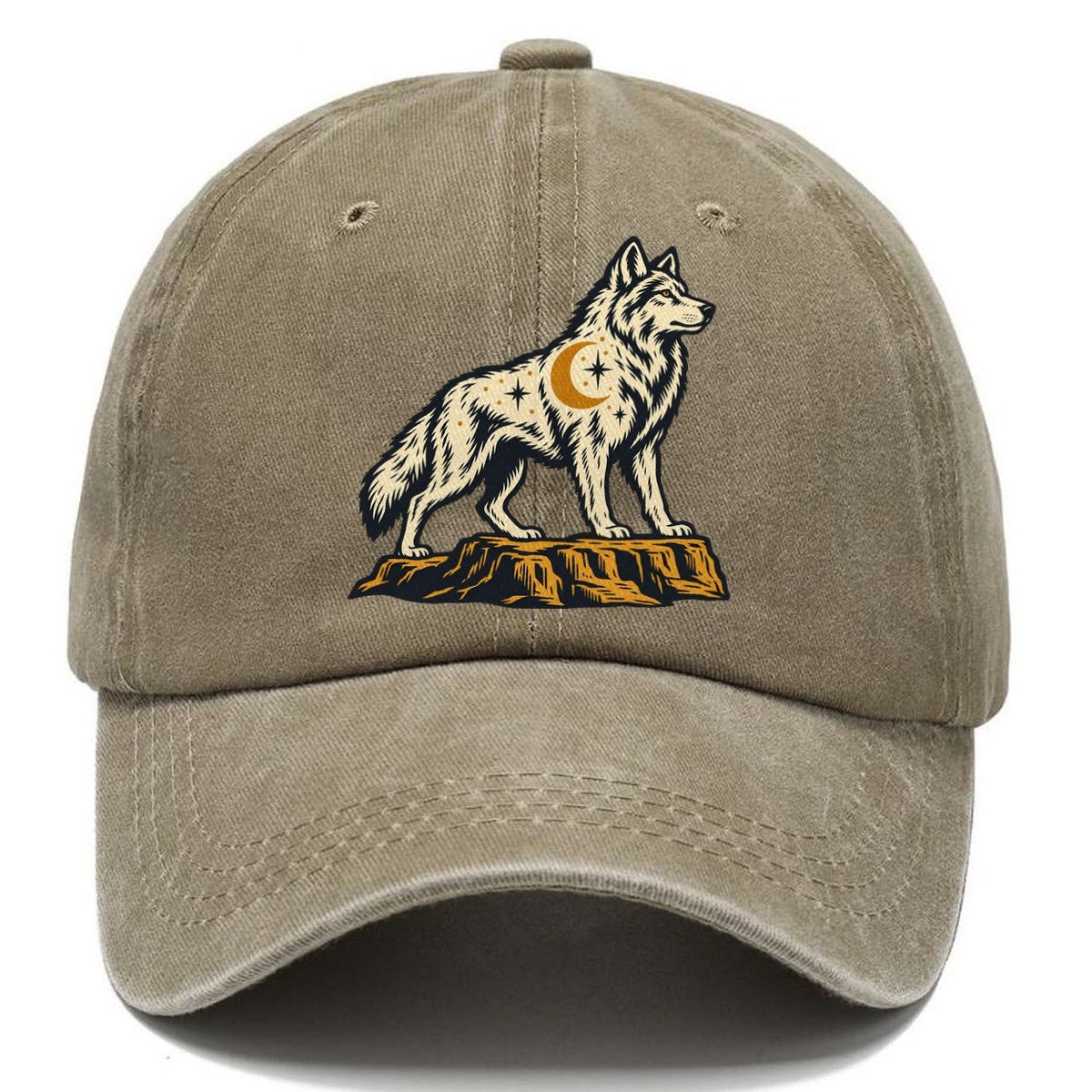 Wolf Mesa Shadow Sundown Familiars Classic Cap – Warm Sand