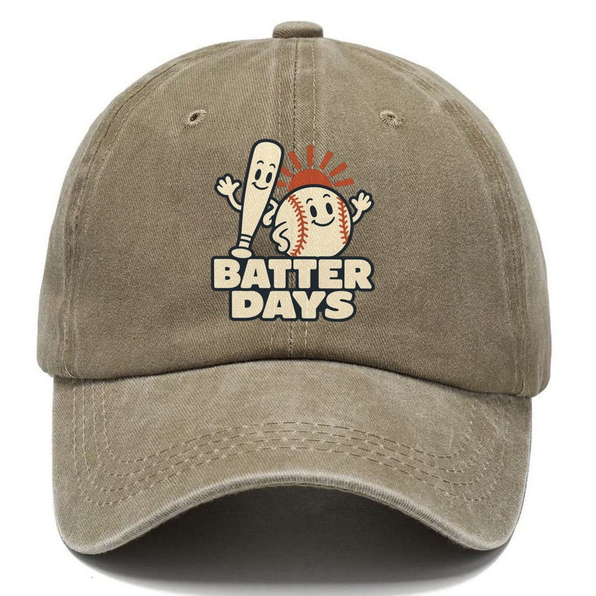 Batter Days Familiar Punchlines Classic Cap – Warm Sand
