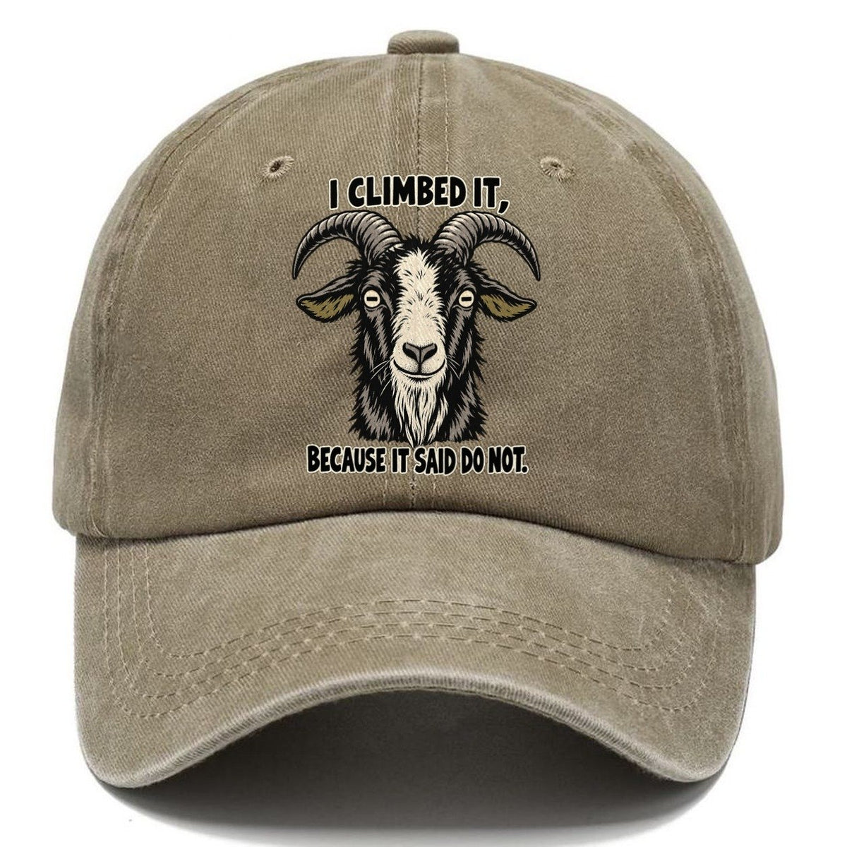 I Climbed It Feral Logic Classic Cap – Warm Sand