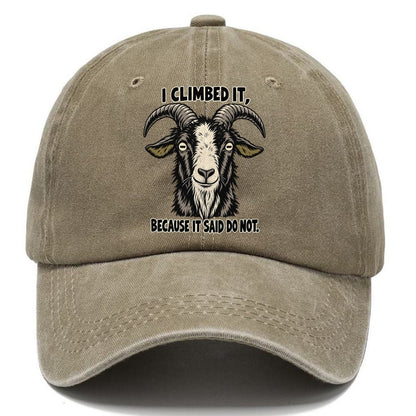 I Climbed It Feral Logic Classic Cap – Warm Sand