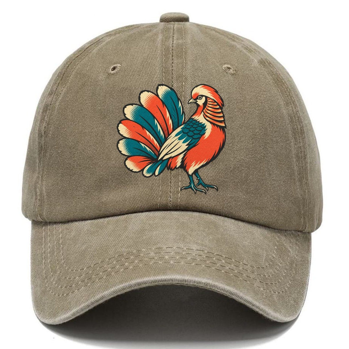 Golden Pheasant Fan Classic Cap – Warm Sand