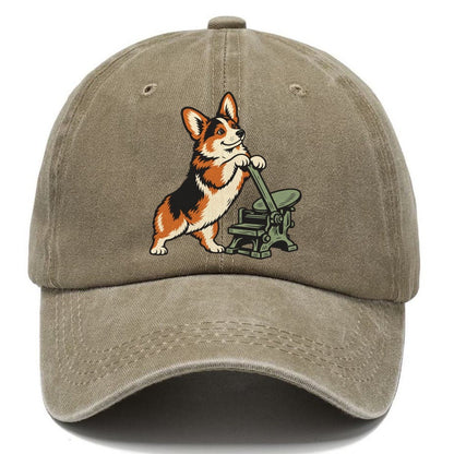 Corgi Letterpress Sundown Familiars Classic Cap – Warm Sand