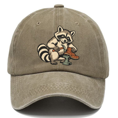 Raccoon Cobbler Sundown Familiars Classic Cap – Warm Sand