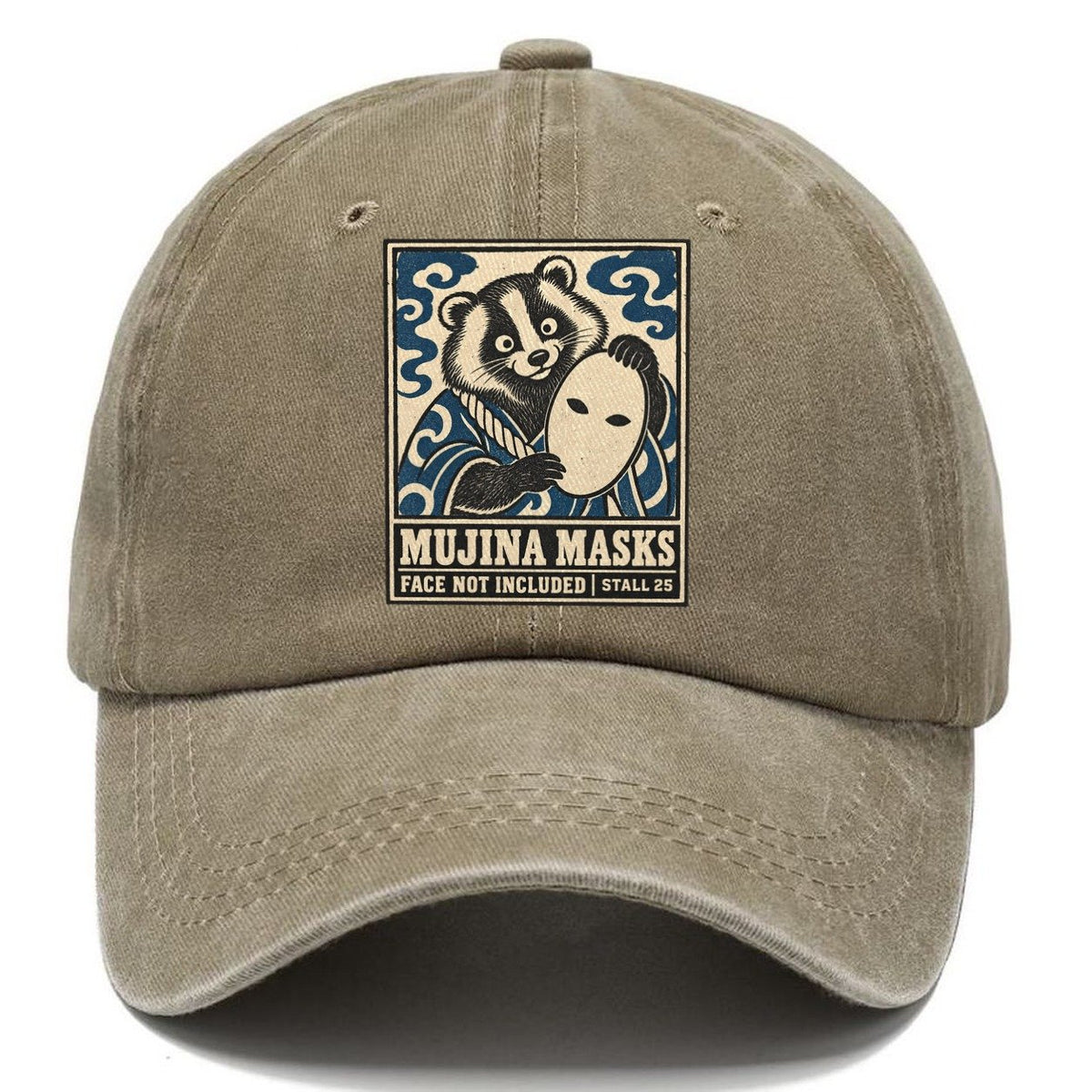 Mujina Masks Yokai Night Market Classic Cap – Warm Sand