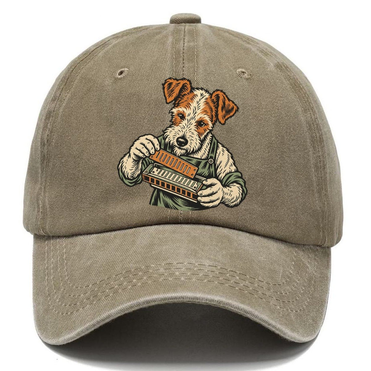 Terrier Harmonica Maker Sundown Familiars Classic Cap – Warm Sand