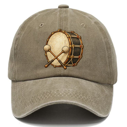 Marching Bass Drum Fan Favorites Classic Cap – Warm Sand