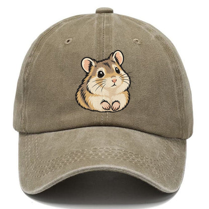 Dwarf Hamster Bright Ears Small Pet Logos Classic Cap – Warm Sand
