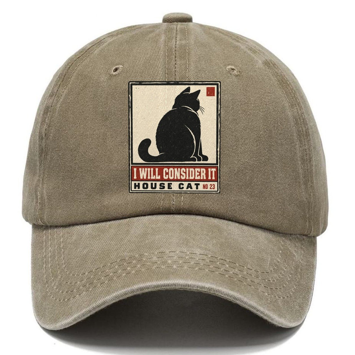 I Will Consider It Neko Says No Classic Cap – Warm Sand