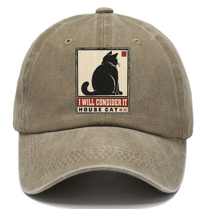 I Will Consider It Neko Says No Classic Cap – Warm Sand