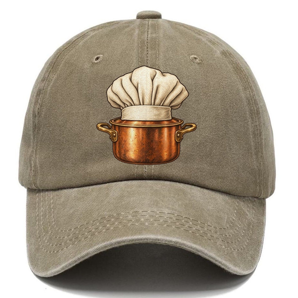 Chef Hat Stock Pot Fan Favorites Classic Cap – Warm Sand