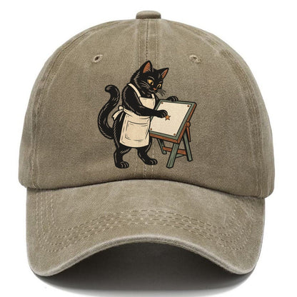 Black Cat Mapmaker Sundown Familiars Classic Cap – Warm Sand