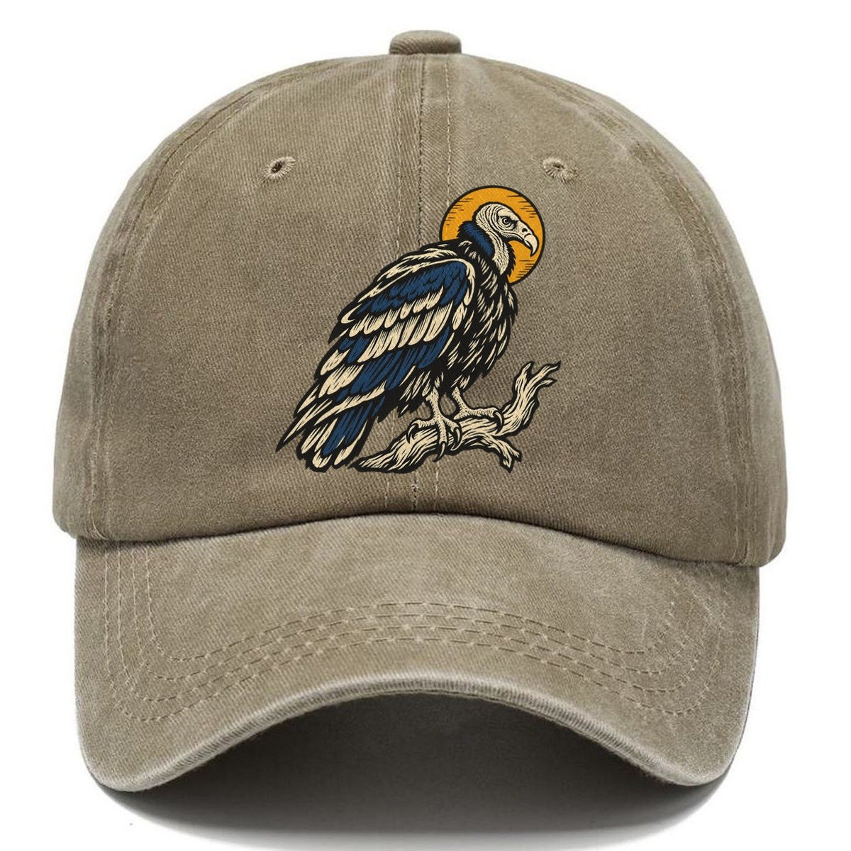 Vulture Solar Disc Sundown Familiars Classic Cap – Warm Sand