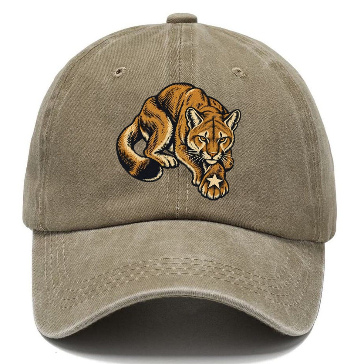 Cougar Starlit Paw Sundown Familiars Classic Cap – Warm Sand