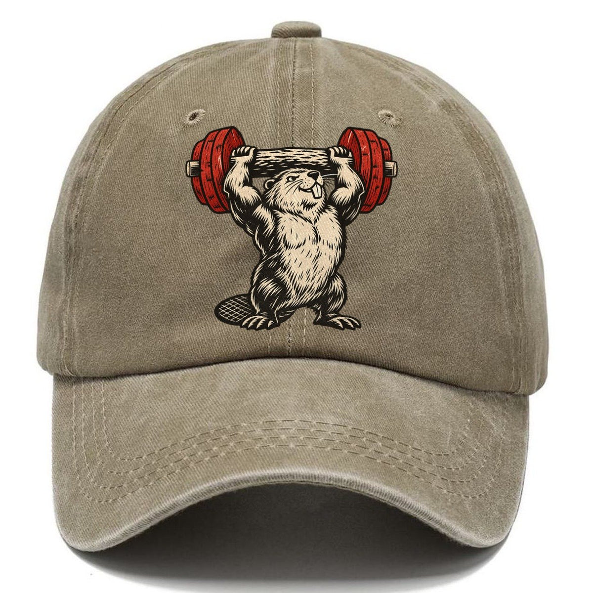 Beaver Log Press Animal Lifters Classic Cap – Warm Sand