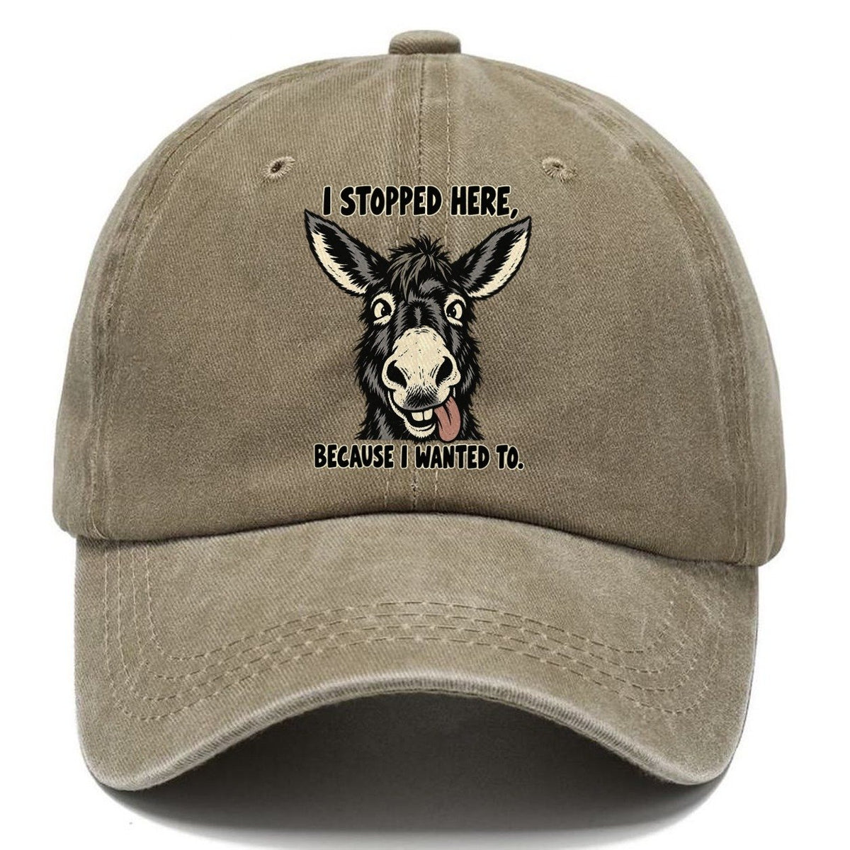 I Stopped Here Feral Logic Classic Cap – Warm Sand