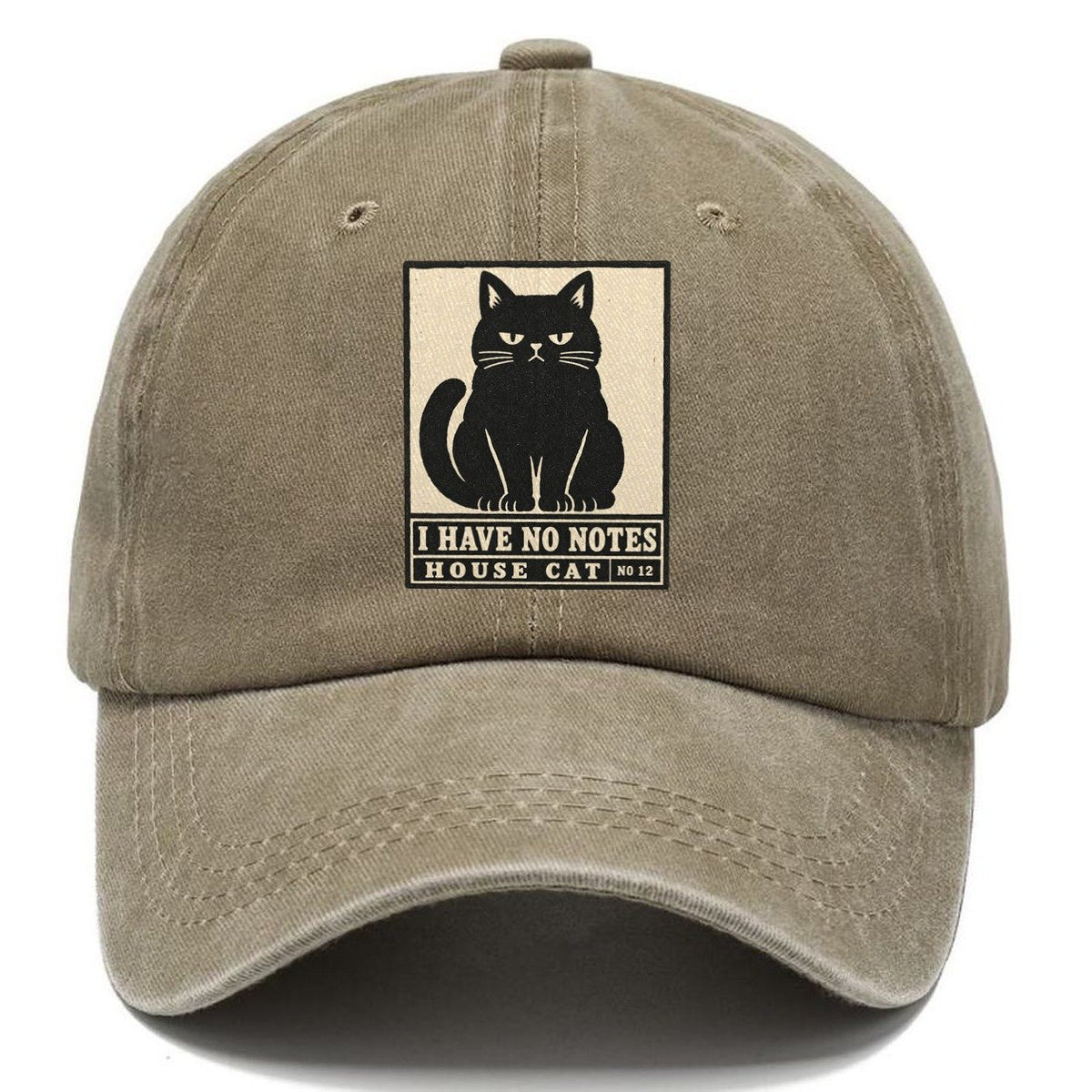 I Have No Notes Neko Says No Classic Cap – Warm Sand