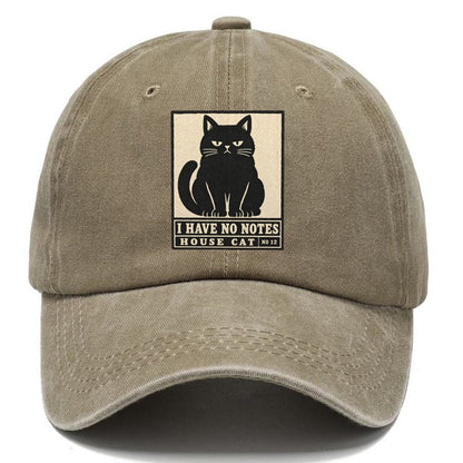 I Have No Notes Neko Says No Classic Cap – Warm Sand