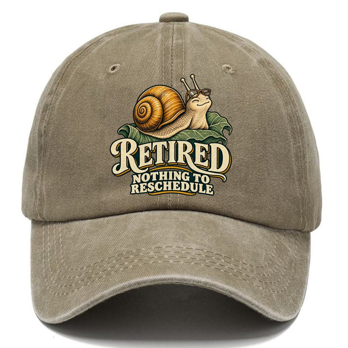 Retired Calendar Clear Character Club Classic Cap – Warm Sand