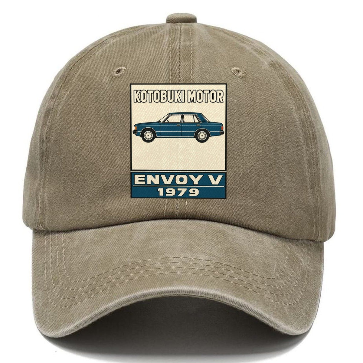 Kotobuki Envoy Showa Speed Plates Classic Cap – Warm Sand