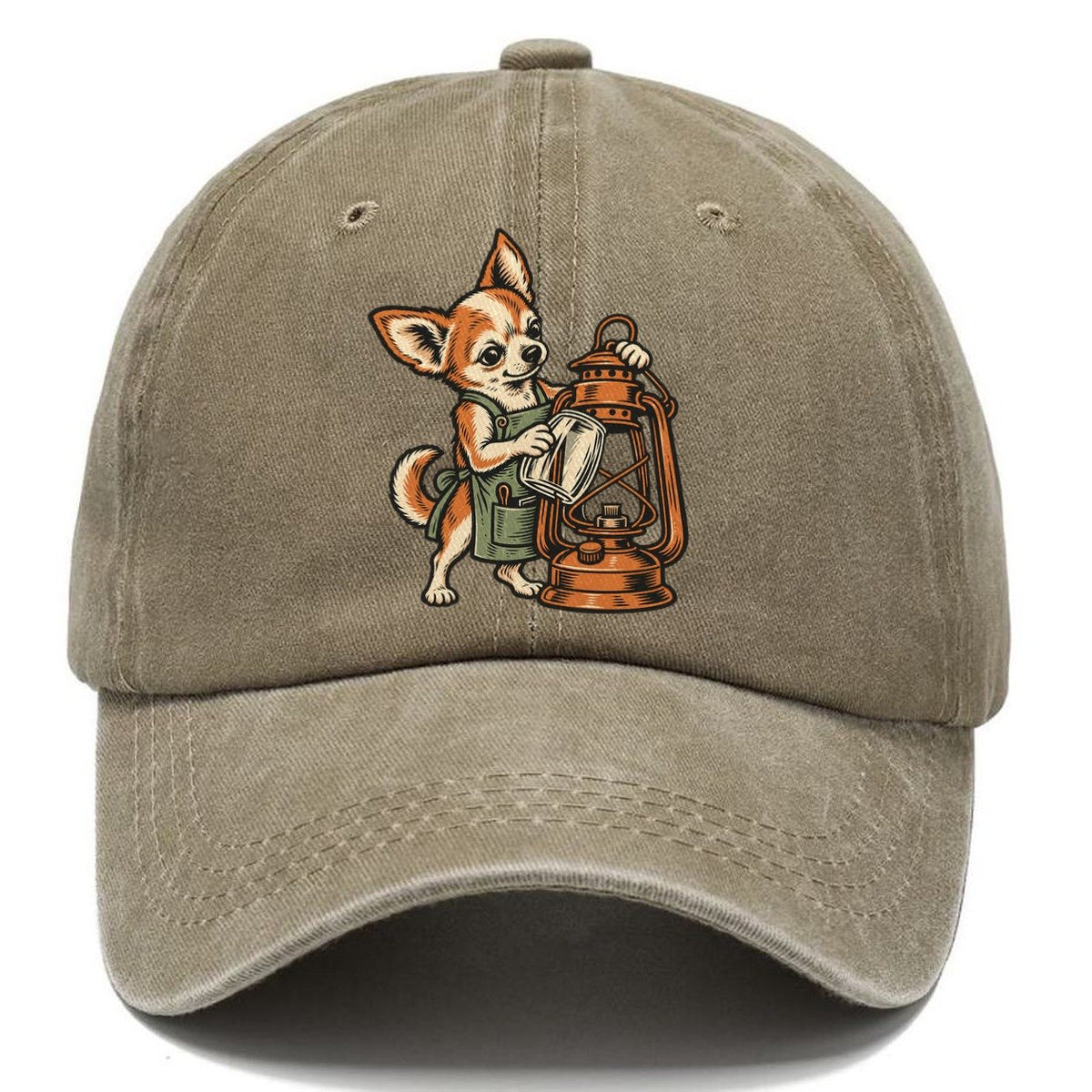Chihuahua Lantern Mender Sundown Familiars Classic Cap – Warm Sand