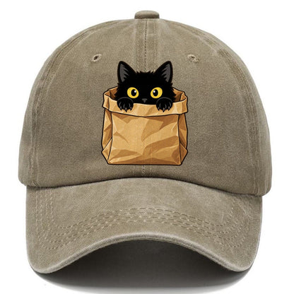 Black Cat Paper Bag Fan Favorites Classic Cap – Warm Sand