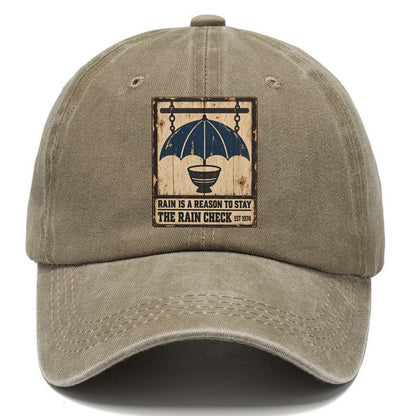 Rain Check Bar Izakaya Rules Classic Cap – Warm Sand