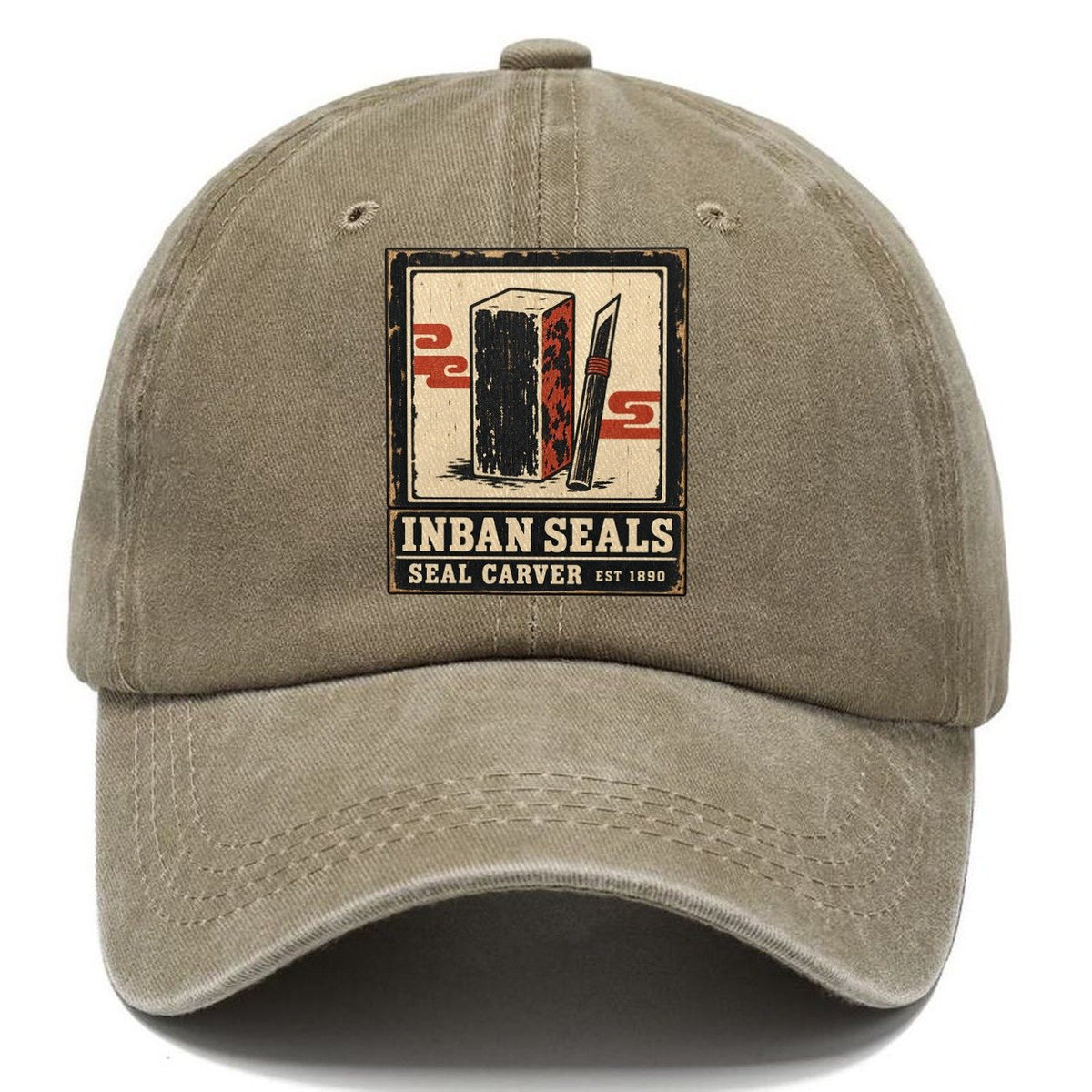 Inban Seal Carvers Noren Trade Co Classic Cap – Warm Sand