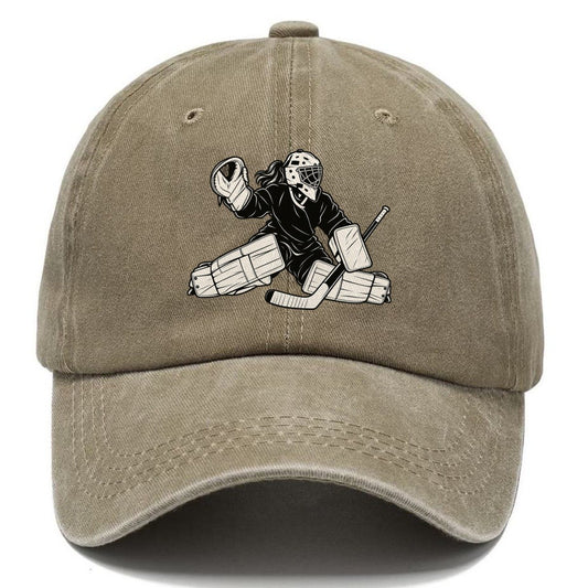 Female Hockey Goalie Classic Cap – Warm Sand