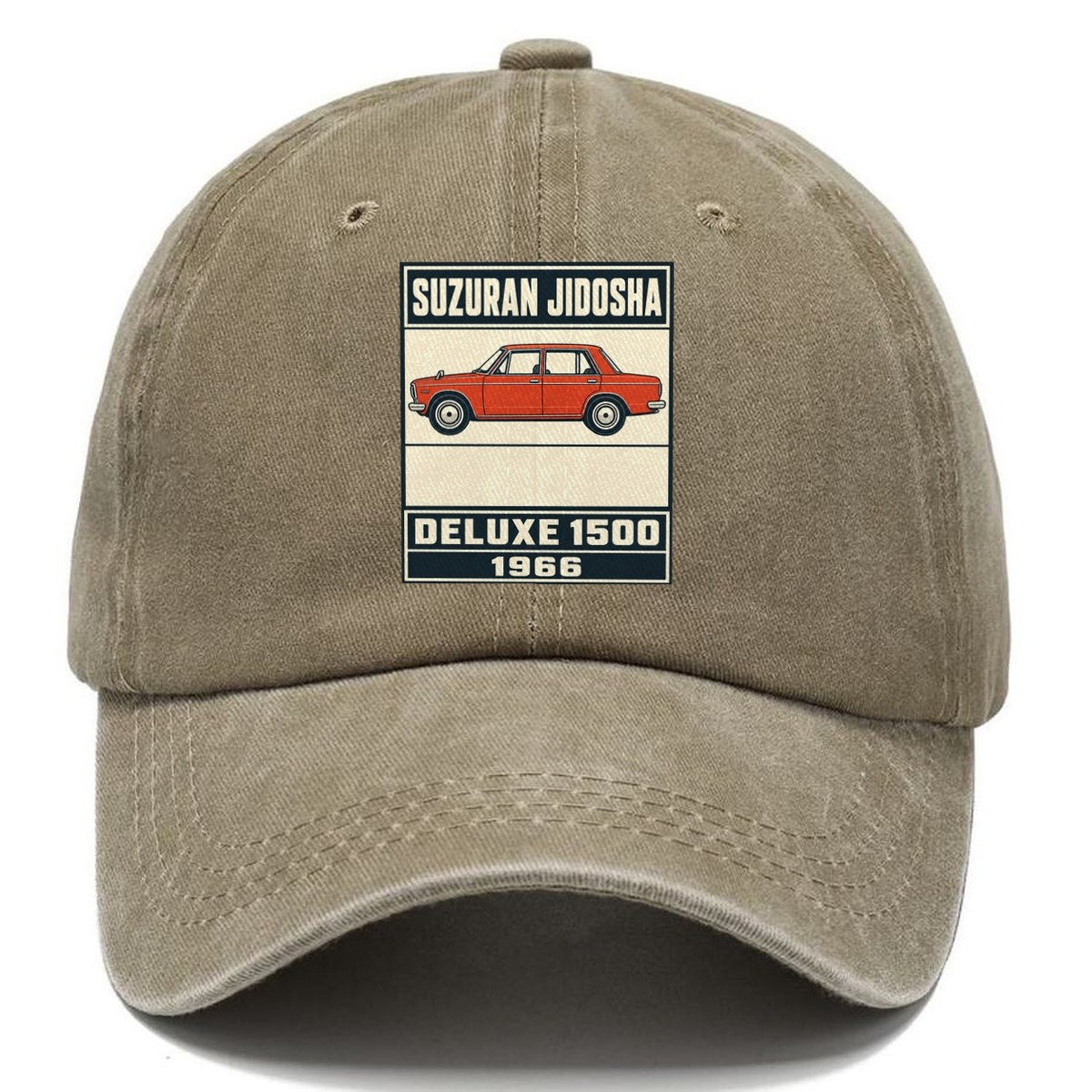 Suzuran Deluxe Showa Speed Plates Classic Cap – Warm Sand