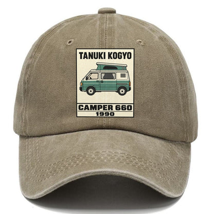 Tanuki Camper Showa Speed Plates Classic Cap – Warm Sand