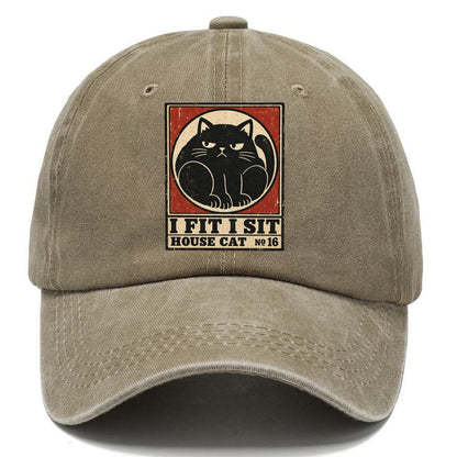 I Fit I Sit Neko Says No Classic Cap – Warm Sand