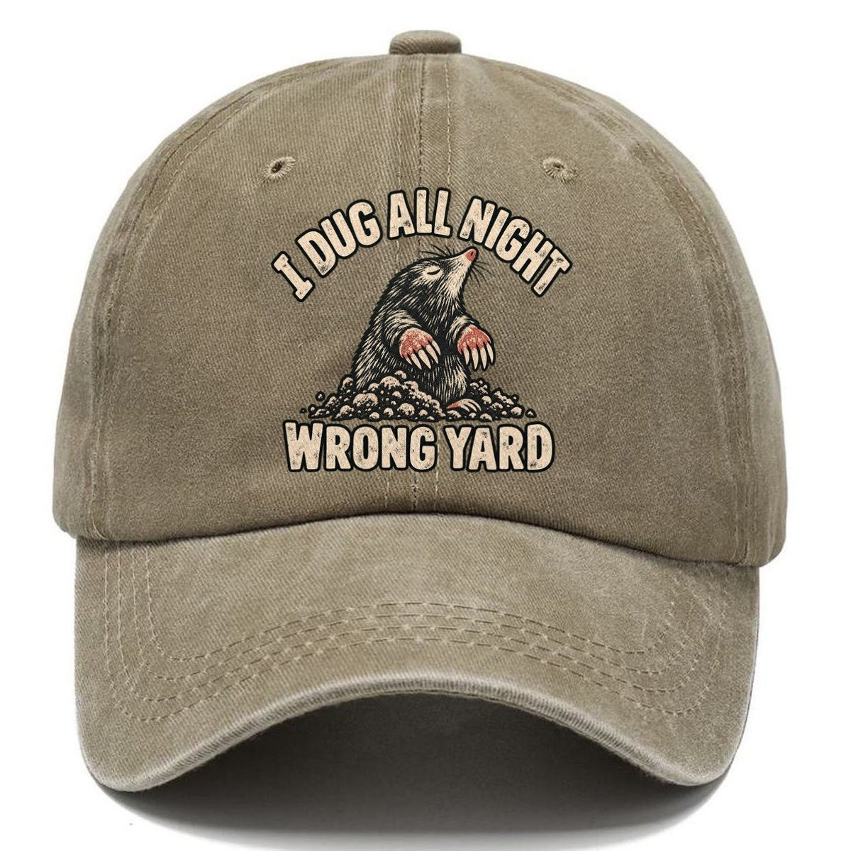 Mole Wrong Yard No Worm Club Classic Cap – Warm Sand