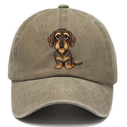 Wirehaired Dachshund Classic Cap – Warm Sand